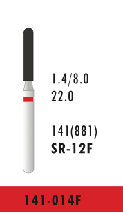 SR-12F - Rot - Diam.-Bohrer - 5 Stück