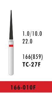 TC-27F - Rot - Diam.-Bohrer - 5 Stück