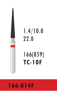 TC-10F - Rot - Diam.-Bohrer - 5 Stück