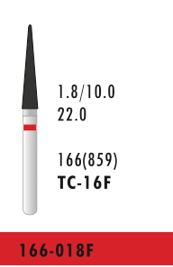 TC-16F - Rot - Diam.-Bohrer - 5 Stück