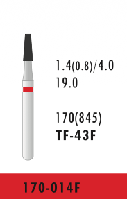 TF-43F - Rot - Diam.-Bohrer - 5 Stück