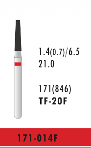 TF-20F - Rot - Diam.-Bohrer - 5 Stück