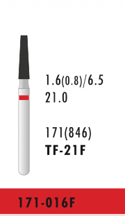 TF-21F - Rot - Diam.-Bohrer - 5 Stück