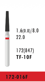 TF-10F - Rot - Diam.-Bohrer - 5 Stück