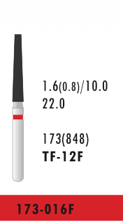 TF-12F - Rot - Diam.-Bohrer - 5 Stück