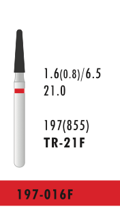 TR-21F - Rot - Diam.-Bohrer - 5 Stück
