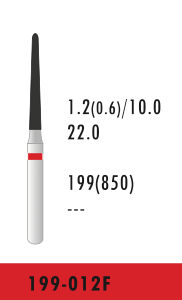 TR- 199-012F - Rot - Diam.-Bohrer - 5 Stück