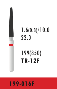TR-12F - Rot - Diam.-Bohrer - 5 Stück