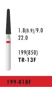 TR-13F - Rot - Diam.-Bohrer - 5 Stück