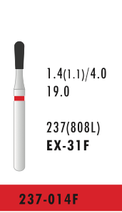 EX-31F - Rot - Diam.-Bohrer - 5 Stück
