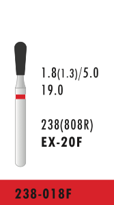 EX-20F - Rot - Diam.-Bohrer - 5 Stück