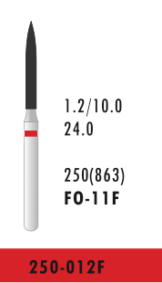FO-11F - Rot - Diam.-Bohrer - 5 Stück