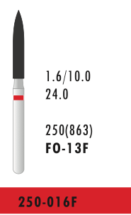 FO-13F - Rot - Diam.-Bohrer - 5 Stück