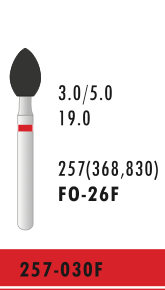 FO-26F - Rot - Diam.-Bohrer - 5 Stück