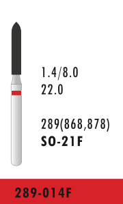 SO-21F - Rot - Diam.-Bohrer - 5 Stück