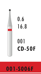 CD-50F - Rot - Diam.-Bohrer - 5 Stück
