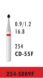 CD-55F - Rot - Diam.-Bohrer - 5 Stück