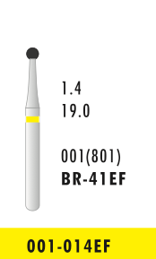 BR-41EF - Gelb - Diam.-Bohrer - 5 Stück