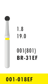 BR-31EF - Gelb - Diam.-Bohrer - 5 Stück