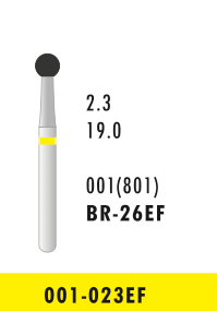 BR-26EF - Gelb - Diam.-Bohrer - 5 Stück
