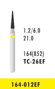TC-26EF - Gelb - Diam.-Bohrer - 5 Stück