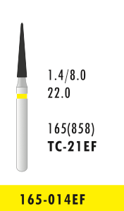 TC-21EF - Gelb - Diam.-Bohrer - 5 Stück