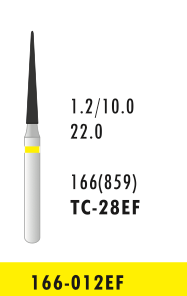 TC-28EF - Gelb - Diam.-Bohrer - 5 Stück