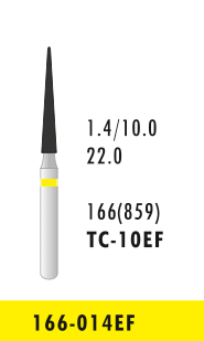 TC-10EF - Gelb - Diam.-Bohrer - 5 Stück