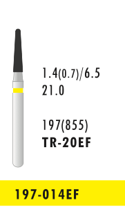 TF-20EF - Gelb - Diam.-Bohrer - 5 Stück
