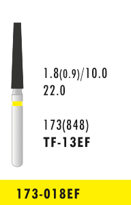 TF-13EF - Gelb - Diam.-Bohrer - 5 Stück