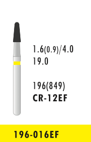 CR-12EF - Gelb - Diam.-Bohrer - 5 Stück