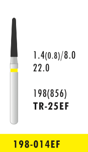 TR-25EF - Gelb - Diam.-Bohrer - 5 Stück