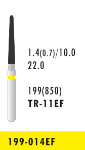 TR-11EF - Gelb - Diam.-Bohrer - 5 Stück