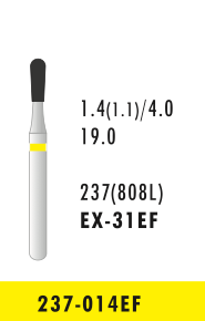 EX-31EF - Gelb - Diam.-Bohrer - 5 Stück