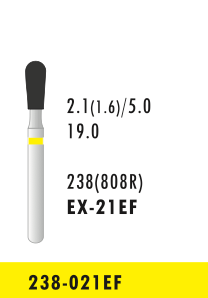 EX-21EF - Gelb - Diam.-Bohrer - 5 Stück