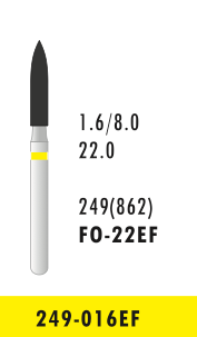 FO-22EF - Gelb - Diam.-Bohrer - 5 Stück