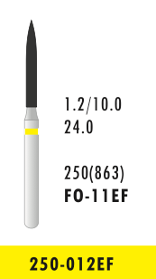 FO-11EF - Gelb - Diam.-Bohrer - 5 Stück