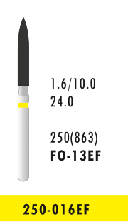 FO-13EF - Gelb - Diam.-Bohrer - 5 Stück