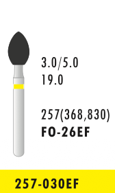 FO-26EF - Gelb - Diam.-Bohrer - 5 Stück