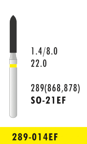 SO-21EF - Gelb - Diam.-Bohrer - 5 Stück