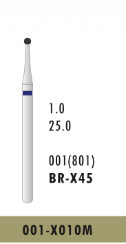 BR-X45 - Blau - Surgical - Diam.-Bohrer - 5 Stück
