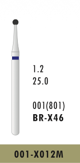 BR-X46 - Blau - Surgical - Diam.-Bohrer - 5 Stück
