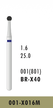 BR-X40 - Blau - Surgical - Diam.-Bohrer - 5 Stück