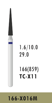 TF-X11 - Blau - Surgical - Diam.-Bohrer - 5 Stück