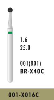 BR-X40C - Grün - Surgical - Diam.-Bohrer - 5 Stück