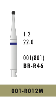 BR-R46 - Blau - Surgical - Diam.-Bohrer - 5 Stück