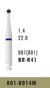 BR-R41 - Blau - Surgical - Diam.-Bohrer - 5 Stück