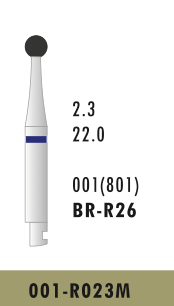 BR-R26 - Blau - Surgical - Diam.-Bohrer - 5 Stück