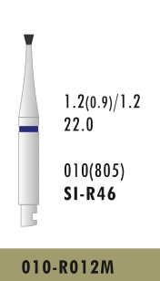 SI-R46 - Blau - Surgical - Diam.-Bohrer - 5 Stück