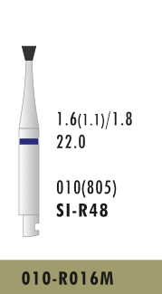 SI-R48 - Blau - Surgical - Diam.-Bohrer - 5 Stück